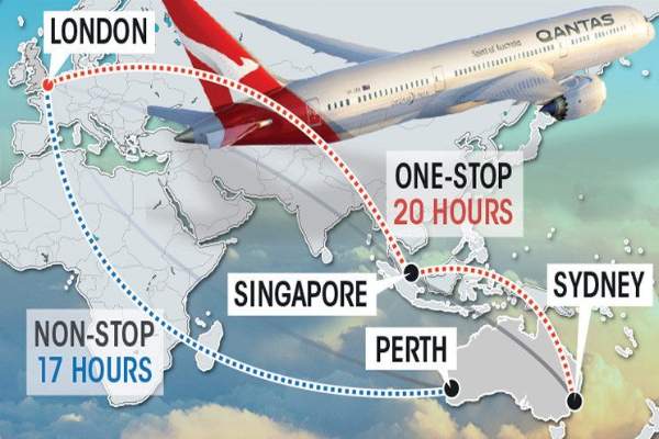 ஒரே நாளில் அவுஸ்திரேலியாவிலிருந்து பிரித்தானியாவுக்கு பயணிக்கலாம்