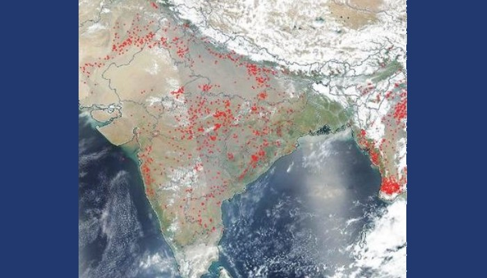 10 நாட்களில் நாடு முழுவதும் தீ! எச்சிக்கும் நாசா