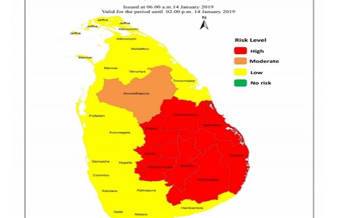 தொடரும் சீரற்ற காலநிலை – நாட்டின் பல பகுதிகளில் பலத்த மழை