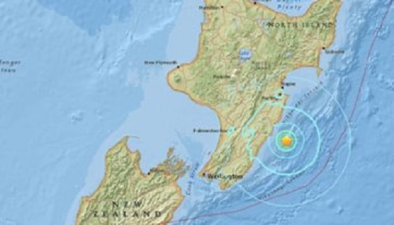 நியூசிலாந்து நாட்டில் நிலநடுக்கம்!!