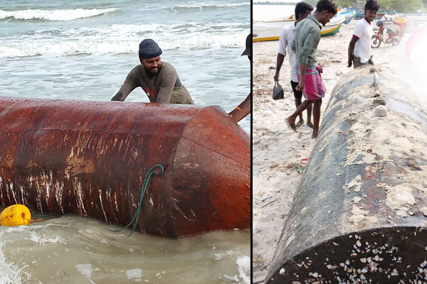 மட்டக்களப்பு கடலில் மர்மபொருள்; ஆவலாக சென்று பார்வையிடும் மக்கள்!